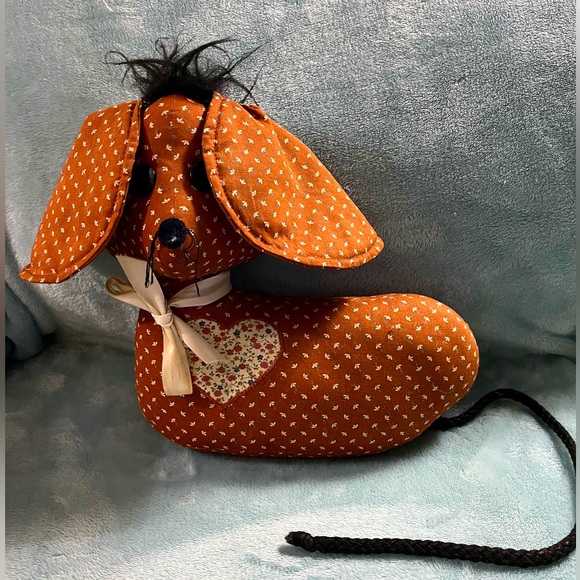 Vintage dachshund doorstop, definitely a one of a kind , so cute - Picture 1 of 2